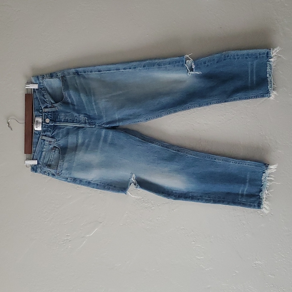 AGOLDE jeans with side hem slits